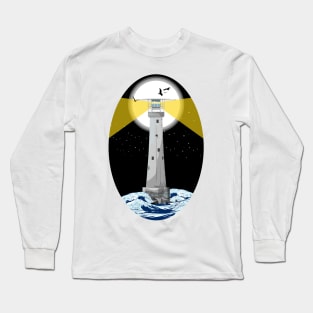 bishop rock lighthouse Long Sleeve T-Shirt